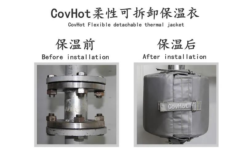 COVHOT?柔性可拆卸式<a href=http://m.sirenfeiji.cn/e/tags/?tagname=%E4%BF%9D%E6%B8%A9%E8%A1%A3 target=_blank class=infotextkey>保溫衣</a>,蒸汽系統(tǒng)節(jié)能,節(jié)能保溫